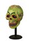 Gallerie II 12" Black and Green Day of the Dead Glitter Drenched Skull Halloween Tabletop Decor